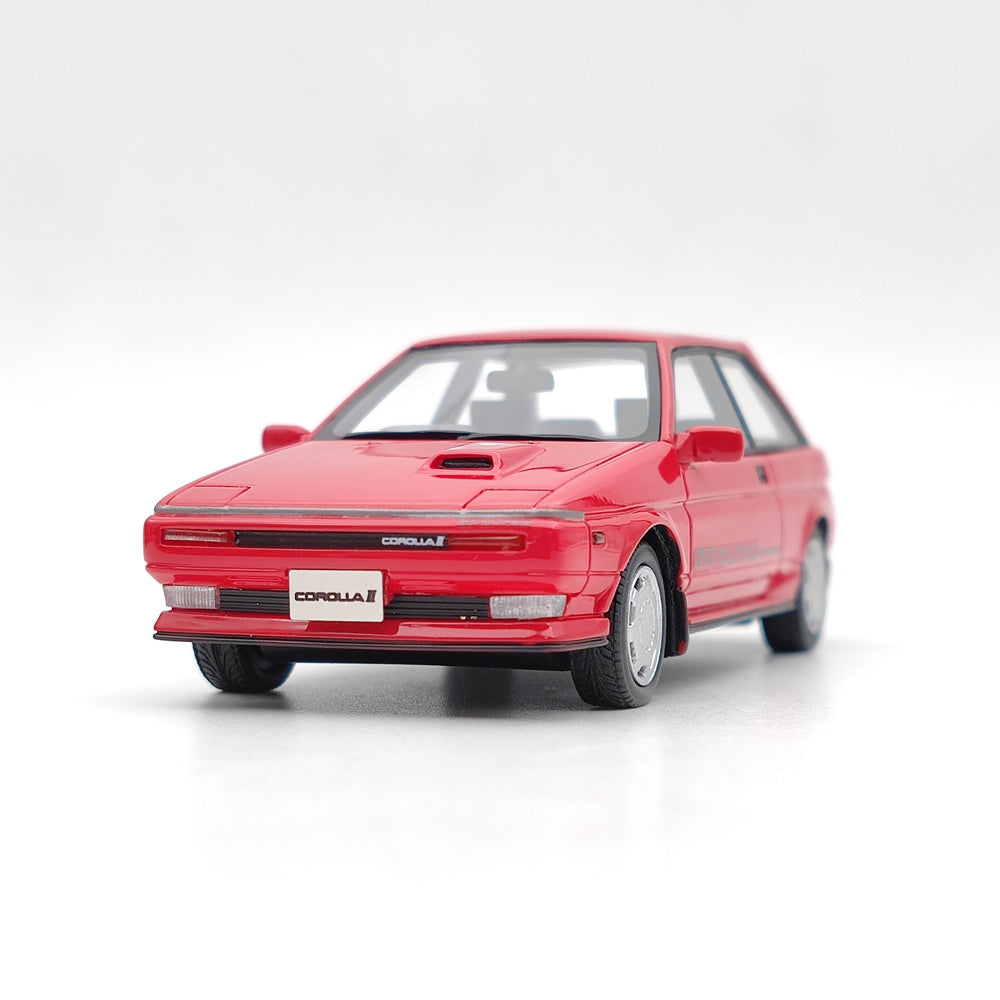 Modèle réduit de voiture en résine Hi-Story Toyota Corolla II Retra GP Turbo Sports Packaga 1986 HS336 1/43