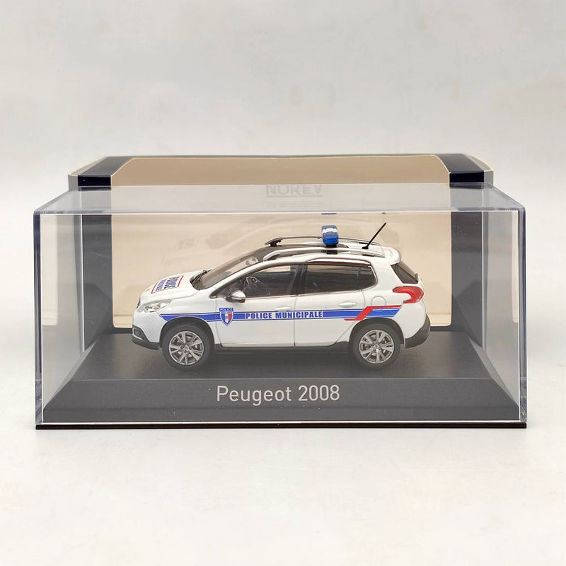 1/43 Norev Peugeot 2008 2013 Police Municipale White Diecast Model Cars Limited
