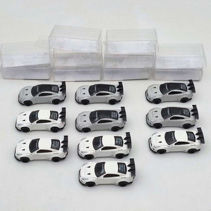 5PCS/10PCS SUM 1:87 Nissan GTR 34 Liberty Walk Diecast Models Toys Car Collection Auto Gifts
