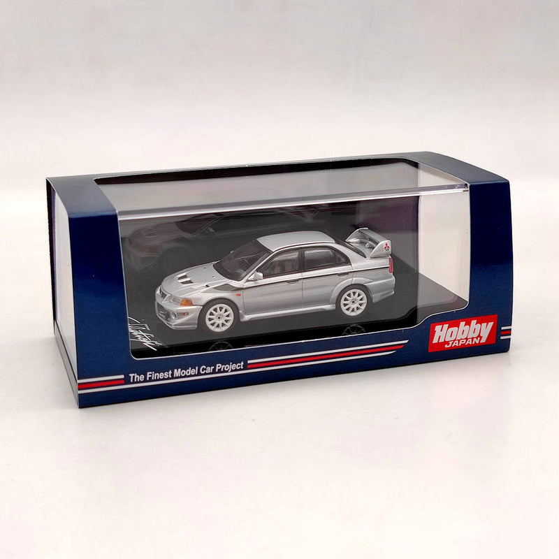 Hobby Japan HJ641033CS 1/64 Mitsubishi Lancer GSR Evolution VI T.M.E CP9A Silver Diecast Model Toys Car Limited Collection Gift