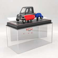 Super Unit Model 1/18 PEEL P50 avec remorque Pav 1964 Voiture en résine Limited Noir/Rouge Jouet Cadeau