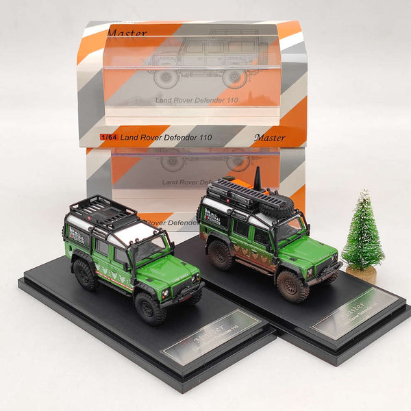 Master 1:64 Land Rover Defender 110 Christmas Tree Gifts Diecast Toys Models Limited Collection