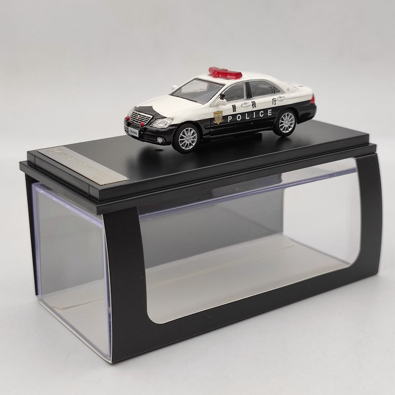 DCM 1:64 Toyota CROWN Japan Metropolitan Police Agency Diecast Toys Car Models Collection Gifts