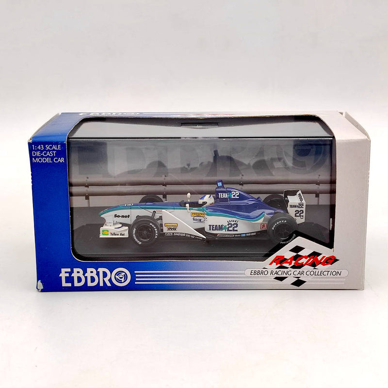 EBBRO 1:43 Formula Nippon 02 TEAM 22 Blue Diecast Model Cars Limited Collection