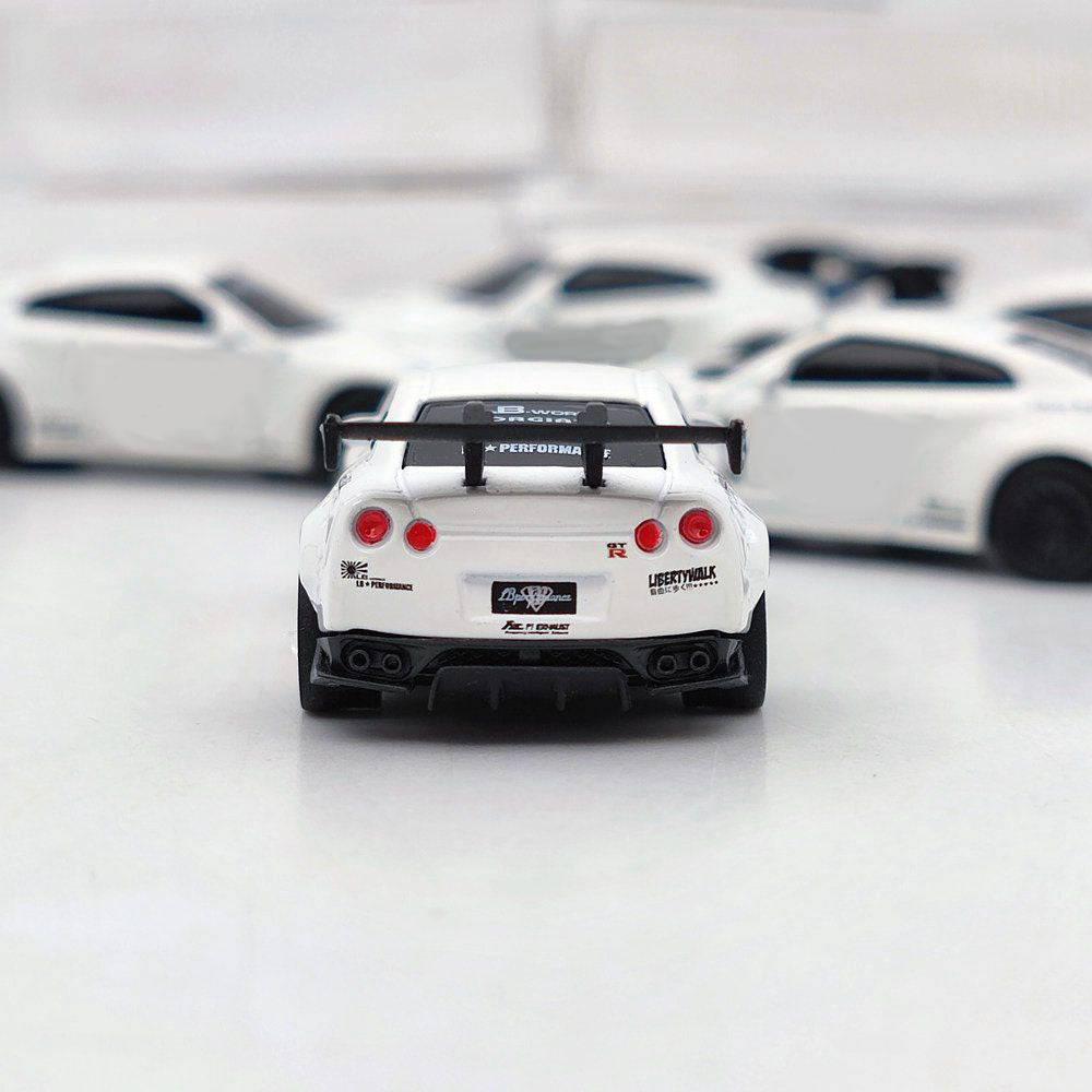 5PCS/10PCS SUM 1:87 Nissan GTR 34 Liberty Walk Diecast Models Toys Car Collection Auto Gifts