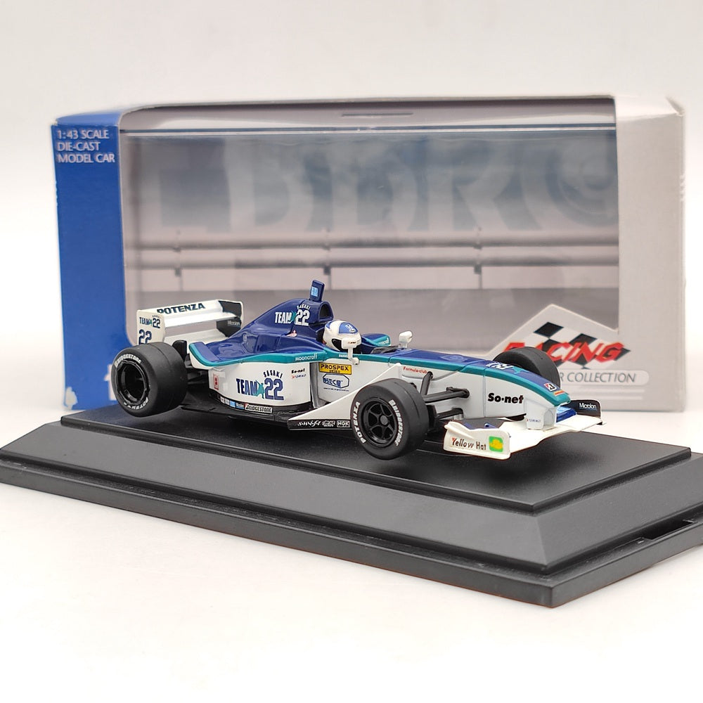 EBBRO 1/43 Formula Nippon 02 TEAM 22 Blue Diecast Model Cars