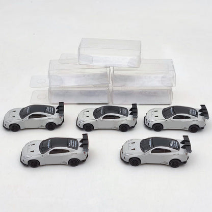 5PCS/10PCS SUM 1:87 Nissan GTR 34 Liberty Walk Diecast Models Toys Car Collection Auto Gifts
