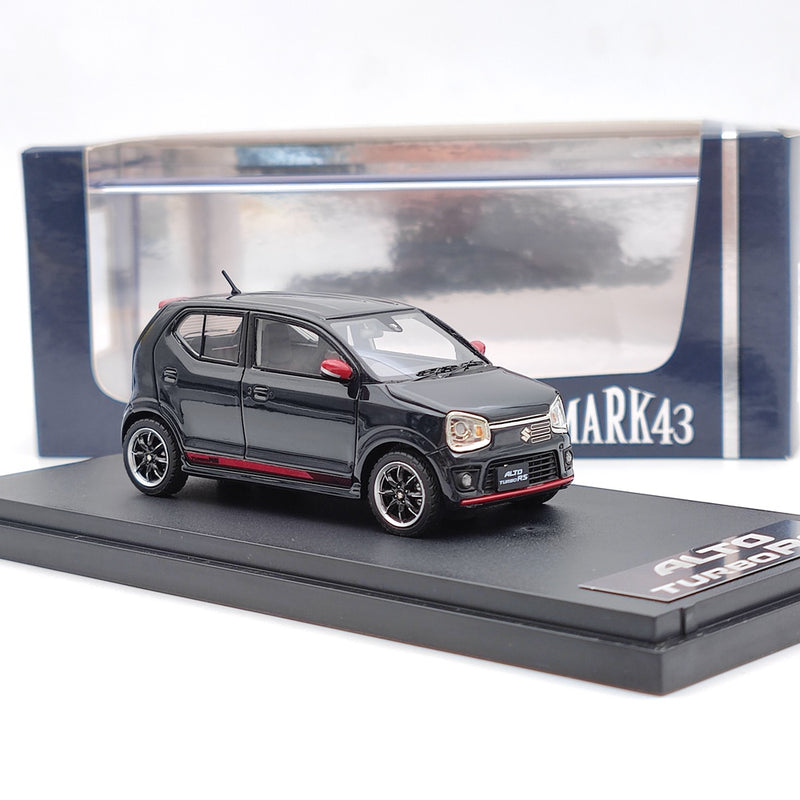 Mark43 1:43 Suzuki ALTO TURBO RS HA36S Black PM4360RK Model Car Collection