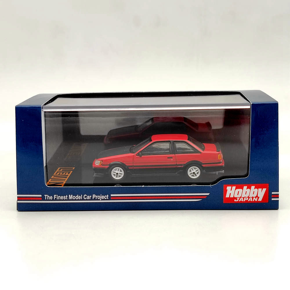1/64 Hobby Japan TOYOTA COROLLA LEVIN AE86 2 Door TOM'S IGETA WHEEL HJ641035TRK Diecast Model Toys Car Limited Collection Gift