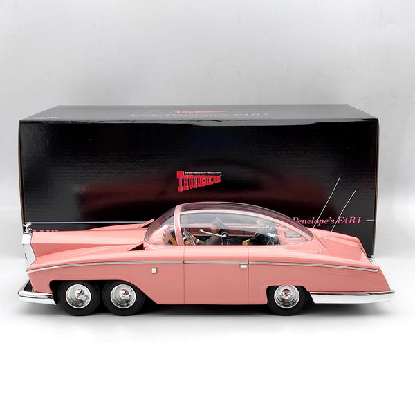 AMIE 1/18 Scale Rolls Royce Lady Penelope's Thunderbirds FAB1/FAB 1 Resin Toys Car Models Miniature Decoration Gifts