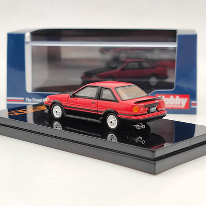 1/64 Hobby Japan TOYOTA COROLLA LEVIN AE86 2 Door TOM'S IGETA WHEEL HJ641035TRK Diecast Model Toys Car Limited Collection Gift