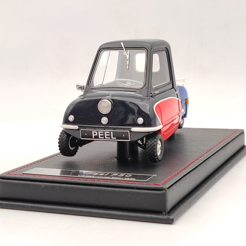 Super Unit Model 1/18 PEEL P50 w/Pav Trailer 1964 Resin Car Limited Black/Red Toy Gift