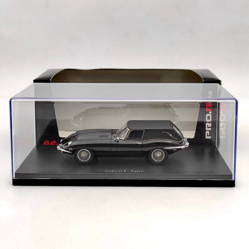 1/43 SCHUCO JAGUAR E-TYPE "HAROLD & AMP MAUDE" FUNERAL CAR - black Resin Model Car Limited Collection Gift