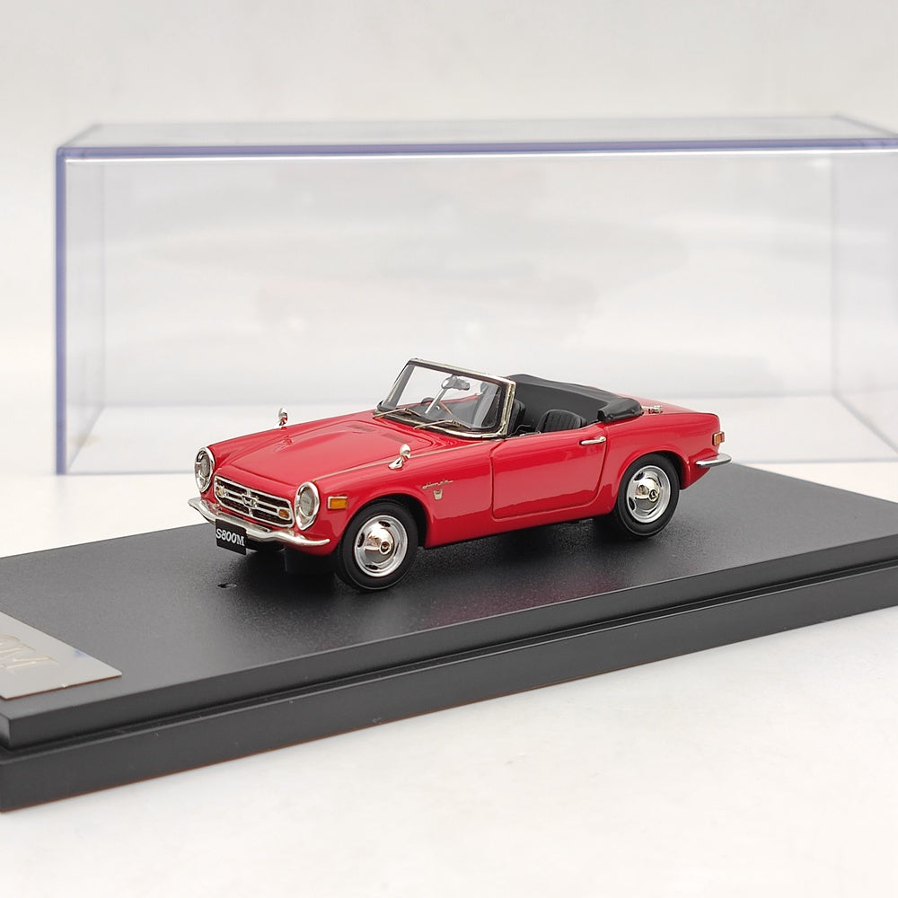 Mark43 1:43 Honda S800M Scarlet Convertible PM4349R Resin Model Car Limited Collection Gift