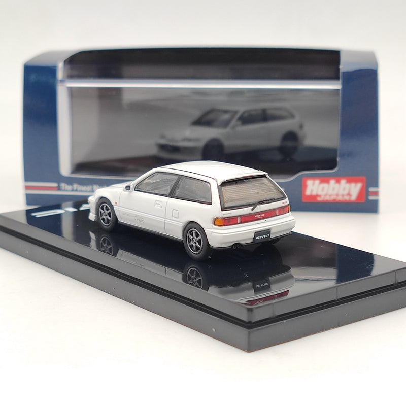 Hobby Japan HJ641031CW 1/64 Honda Civic (EF9) SiR Ⅱ Cstomized Version White Diecast Model Car Collection