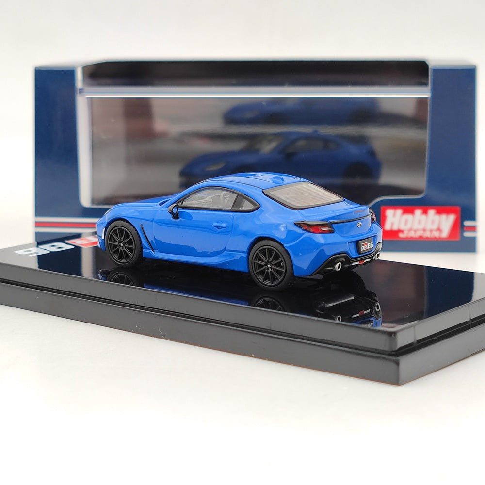 1/64 Hobby Japan TOYOTA GR86 RZ 3BA-ZN8 Blue HJ641048ABL Diecast Model Car Limited Collection Auto Toys Gift