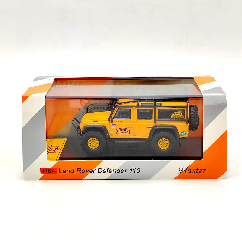 Master 1:64 Land Rover Defender 110 Camel Cup Collection Diecast Toys Cars Model Gifts Limited Edition yellow