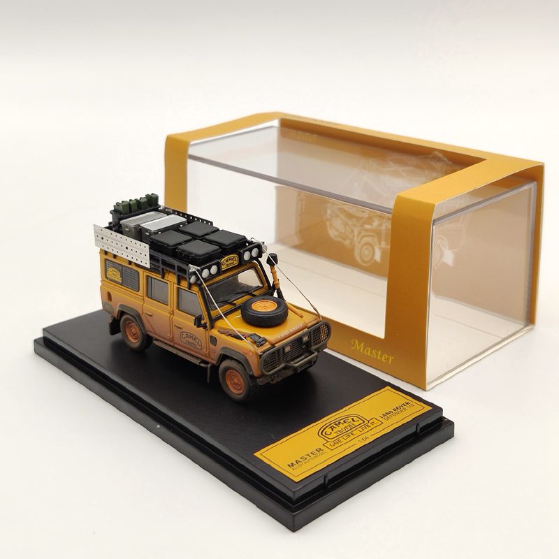 Master 1:64 Land Rover Defender 110 Camel Cup Small wheel Diecast Toys Car Models Gifts