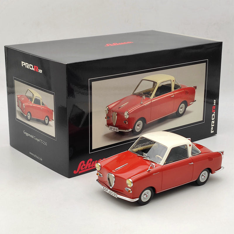 1/18 Schuco Goggomobil Coupe TS 250 red/white Resin Model Car Limited Collection