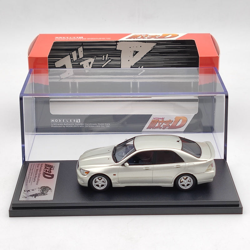 Hi-story Modeler's 1:43 Initial D Toyota Altezza Silver MD43237 Resin Models Car
