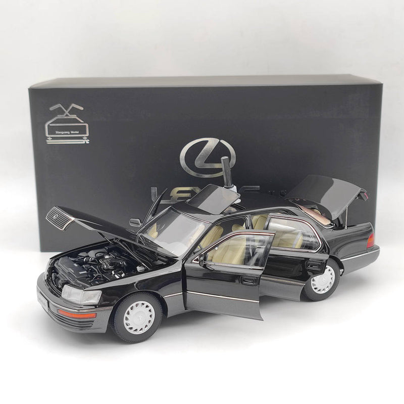 1:18 Toyota Lexus LS400 First Generation Diecast Model Collection Black & Gray