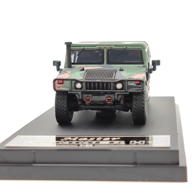 Master 1:64 Hummer H1 Pickup Truck Military Diecast Toys Car Models Collection Gifts Limited Edition