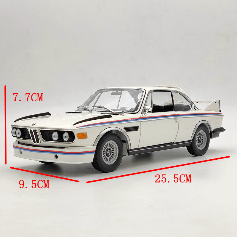 MINICHAMPS 1/18 Scale BMW 3.0 CSL 1971 White Diecast Model