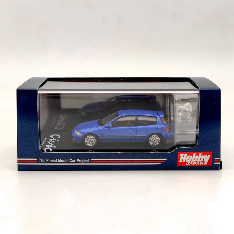 Hobby Japan 1:64 Honda Civic EG6 SiR Ⅱ With Engine Display Model Car HJ641017GBL Diecast Limited Collection