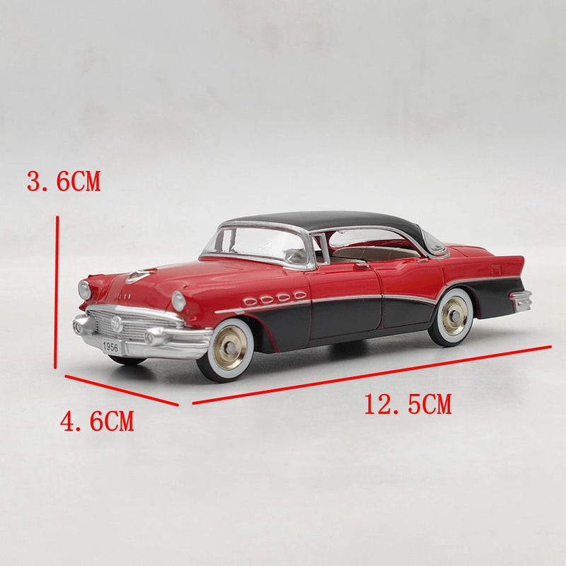 GFCC Toys 1:43 1956 Buick Roadmaster-Riviera-4 Door Hardtop 43003A Alloy car Limited Collection Red Toys Gift