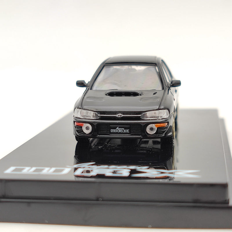 Hobby Japan 1:64 Subaru Impreza WRX GC8 1992 Version With Engine HJ642013BBK Diecast Model Toys Car Limited Collection