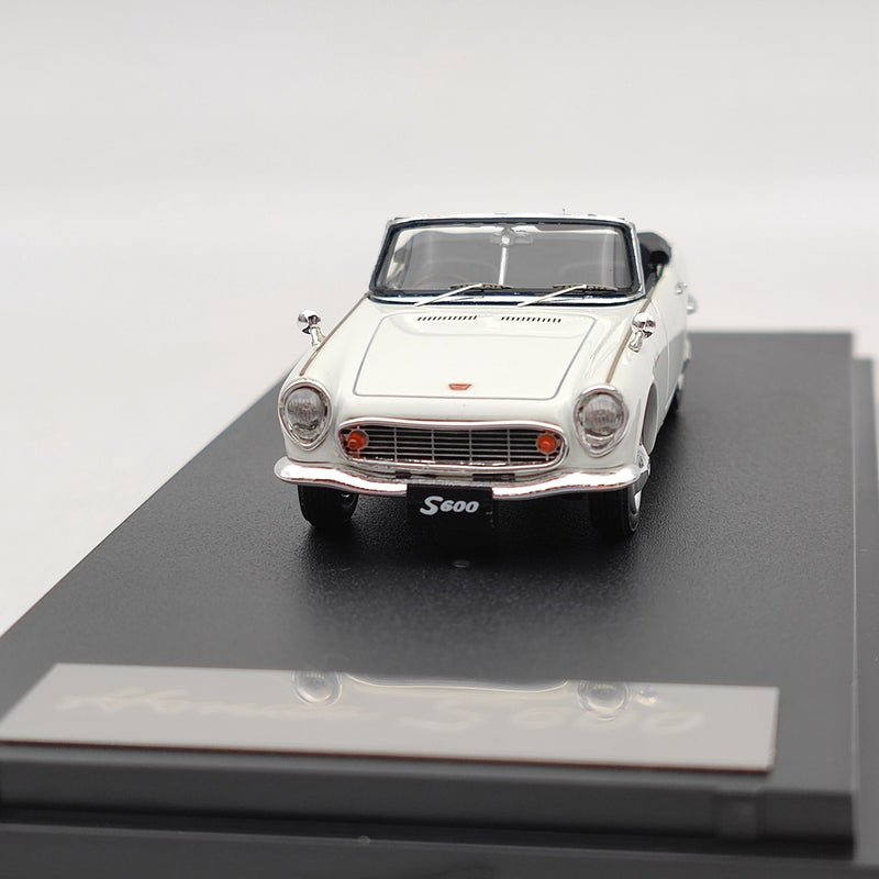 Mark43 1/43 Honda S600 1964 Convertible White PM4374W Resin Model Car Limited Edition Gift
