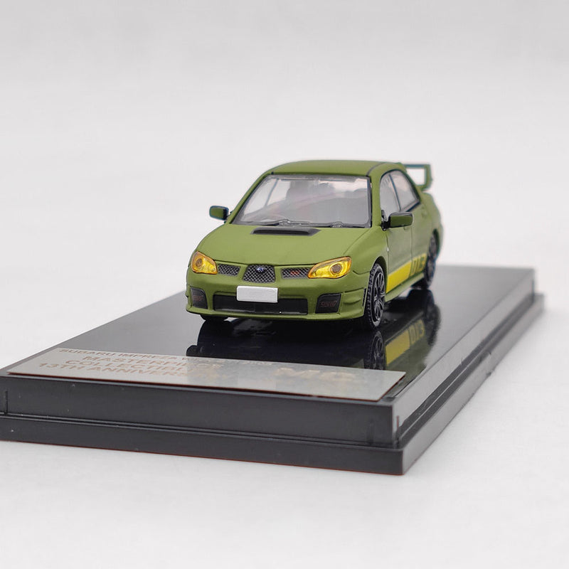MC 1/64 2006 Subaru Impreza WRX STi Masterpiece Collectibles 13th Anniversary Diecast Model Toys Car Collection Gift