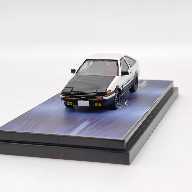 1/64 Hobby Japan Toyota SPRINTER TRUENO GT APEX AE86 Project D With Engine Diecast Toy Car Gift
