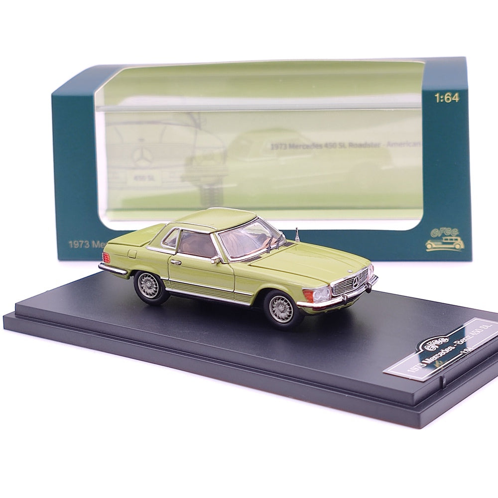 GFCC 1:64 Mercedes-Benz 450 SL Roadster European/American Version 1973  Diecast Toys Car Models Limited Collection Gifts