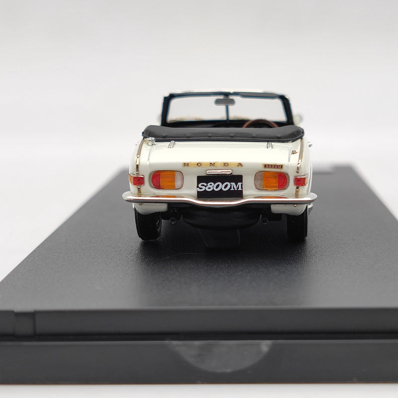 Mark43 1/43 Honda S800M White Convertible PM4349W Resin Model Car Limited Collection Gift