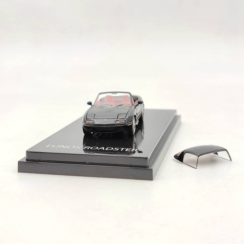 Hobby JAPAN 1:64 Mazda Eunos Roadster (NA6CE) S-Limited Black HJ641025DBK Diecast Model Car Collection Auto Toys