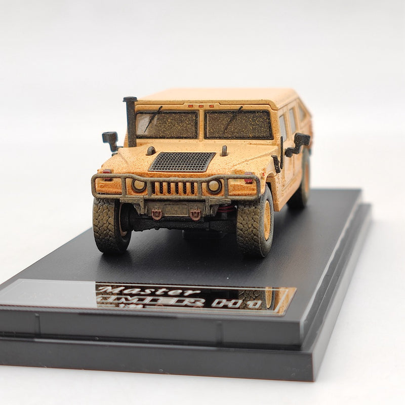 Master 1:64 Hummer H1 Muddy Pickup Truck Military Diecast Toys Car Models Collection Gifts