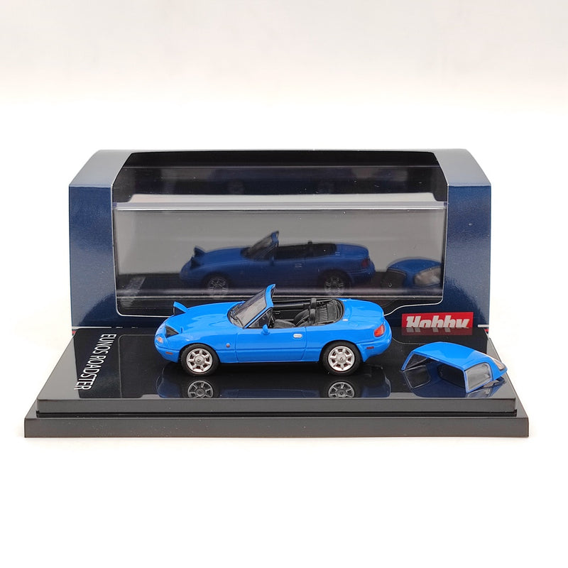 Hobby JAPAN 1:64 Mazda Eunos Roadster NA6CE Open Headlights Blue HJ641025ALBL