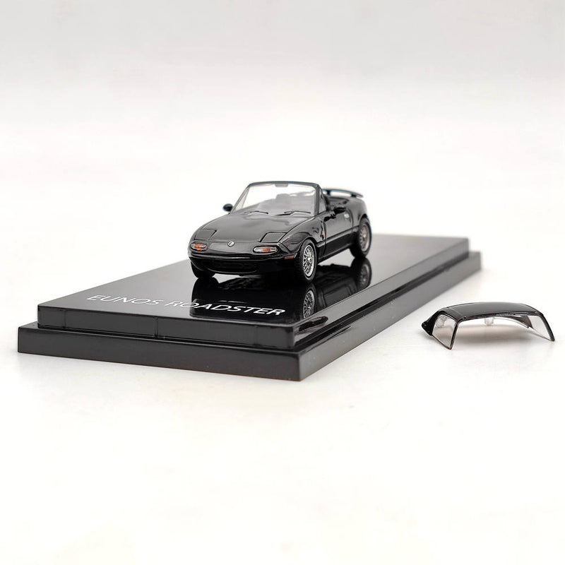 Hobby JAPAN 1:64 Mazda Eunos Roadster (NA6CE) S-Special Black HJ641025CBK Diecast Model Car Limited Collection Auto Toys