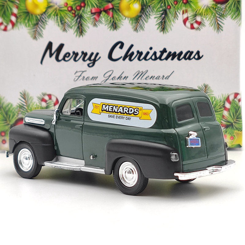 1:32 Diecast Models 1940s Menards FORD MOTOR Truck Premier Edition Employee Gift NIB Merry Christmas Toys Car