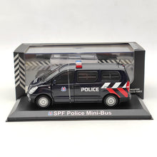 IXO 1:38 Hyundai SPF MINI-BUS Force de police de Singapour OBJET DE COLLECTION EN MÉTAL MOULÉ - Polwel