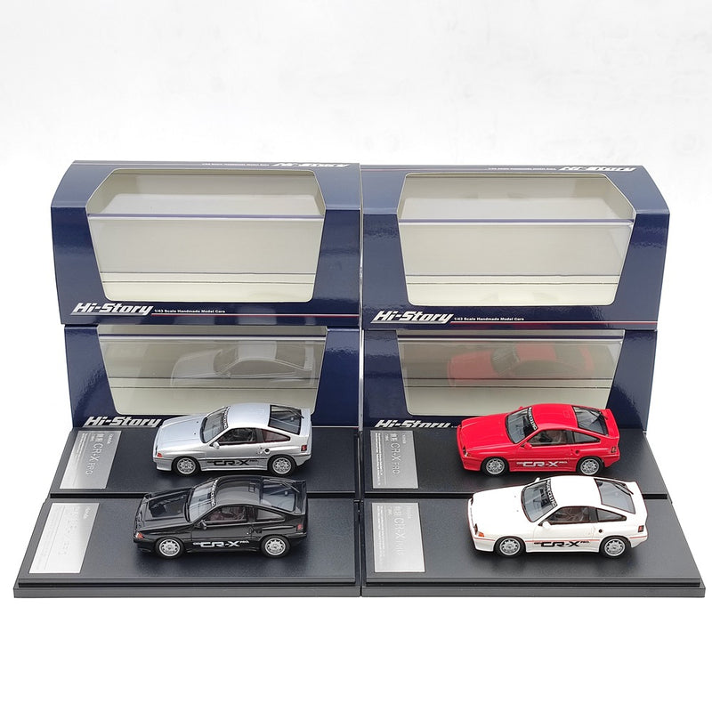 Hi-Story 1:43 1984 Honda CR-X PRO HS342 Resin Model Toys Car Limited Edition Collection