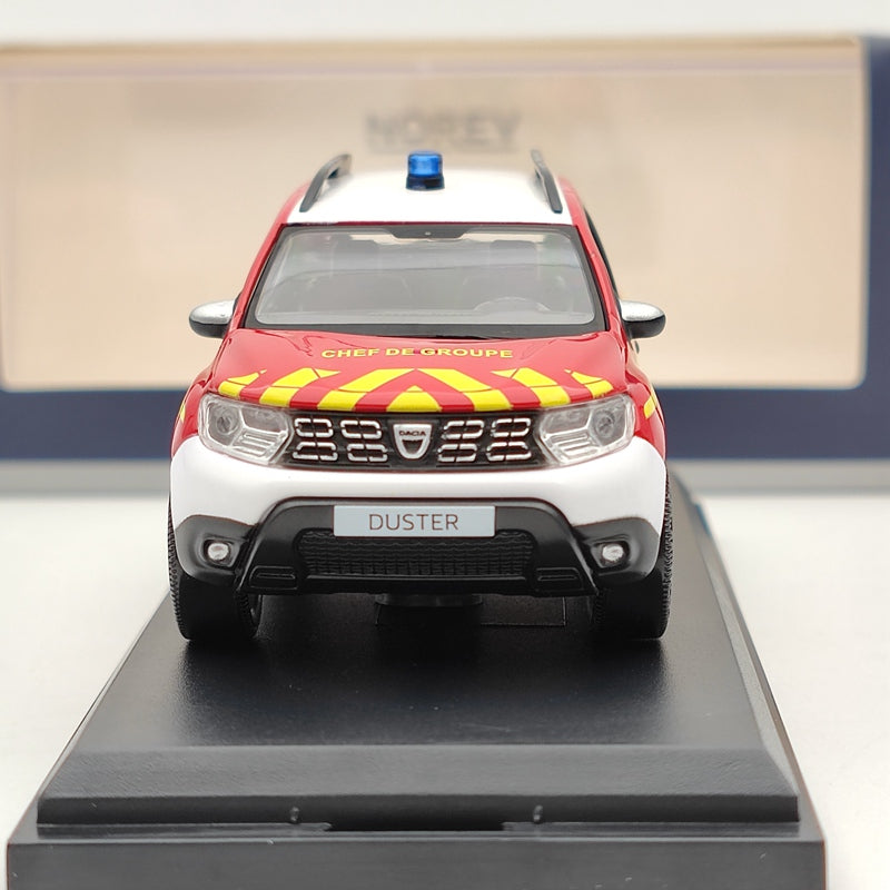 Norev 1/43 2018 Dacia Duster POMPIERS Chef de Groupe Fire Brigade Diecast Models