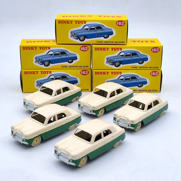 Lot Of 5Pcs DeAgostini 1:43 Dinky toys 162 Ford Zephyr Saloon Beige Diecast Models Collection