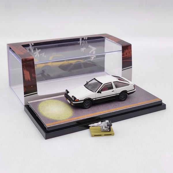 1/64 Hobby Japan Toyota SPRINTER TRUENO GT APEX AE86 Open Headlights With Engine Diecast Toy Car Gift