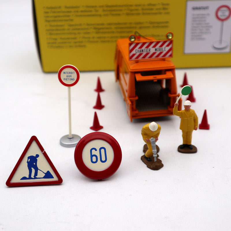 Atlas 1:43 Dinky 570A FOURGON PEUGEOT J7 Dépannage Autoroutes Diecast Toys Car Gift