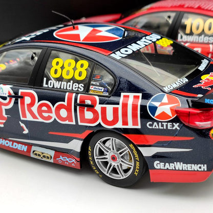 1:18 Classic Carlectables 18599 Craig Lowndes 100 ATCC/V8 Supercar Race Wins Twin Set Limited Diecast Model Collection Auto Gift