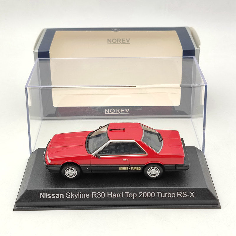 Norev 1/43 1983 Nissan SKYLINE R30 2000 Turbo RS-X Red/Black Diecast Models Car