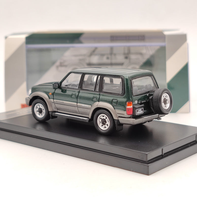 Master 1:64 Toyota Land Cruiser LC80 Diecast Models Collection Toys Car Green Left Cab