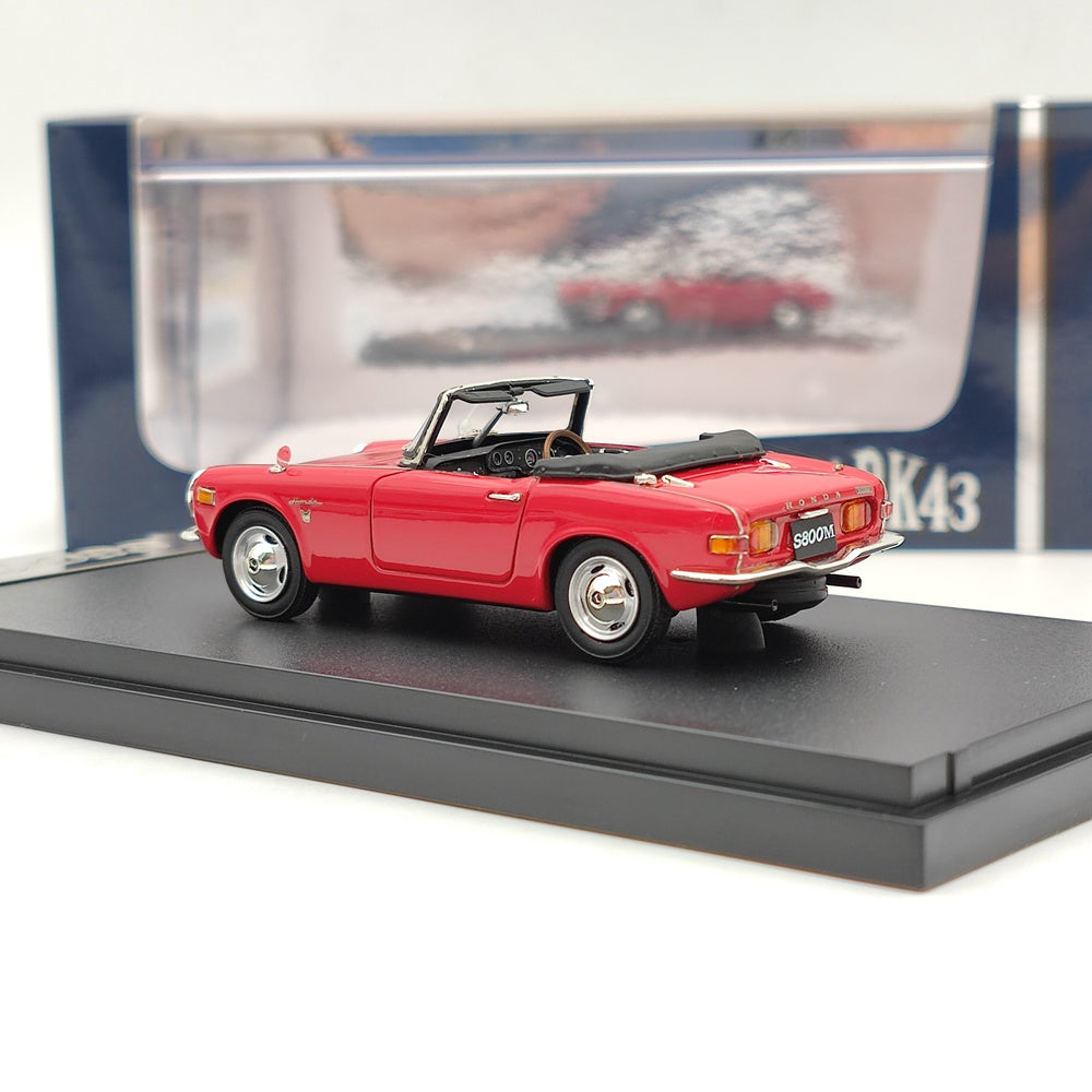 Mark43 1:43 Honda S800M Scarlet Convertible PM4349R Resin Model Car Limited Collection Gift